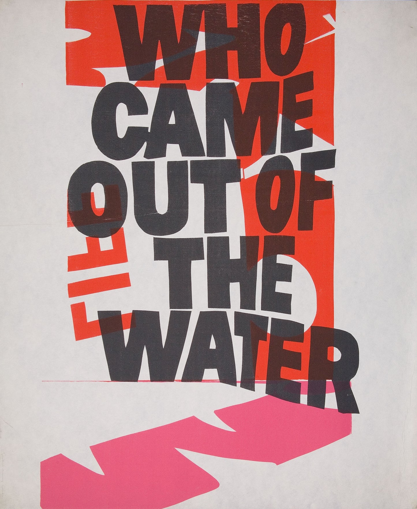 "Who Came Out Of The Water" Mug