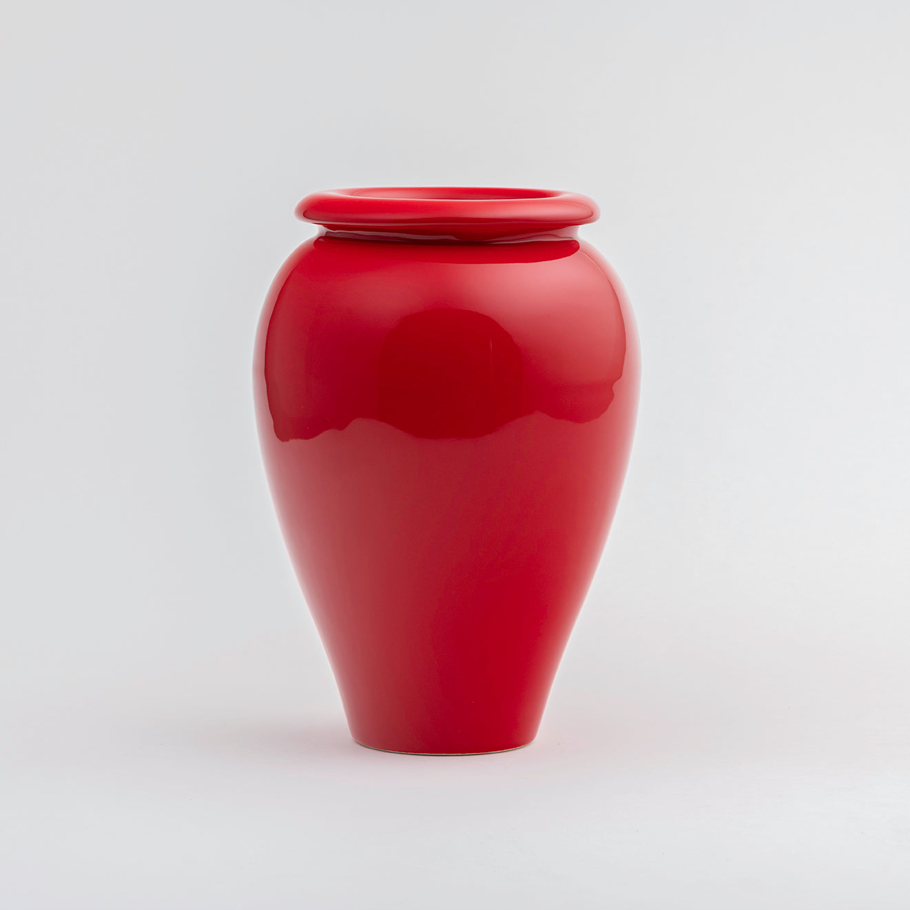 8 Inch Oil Jar - Poppy Red