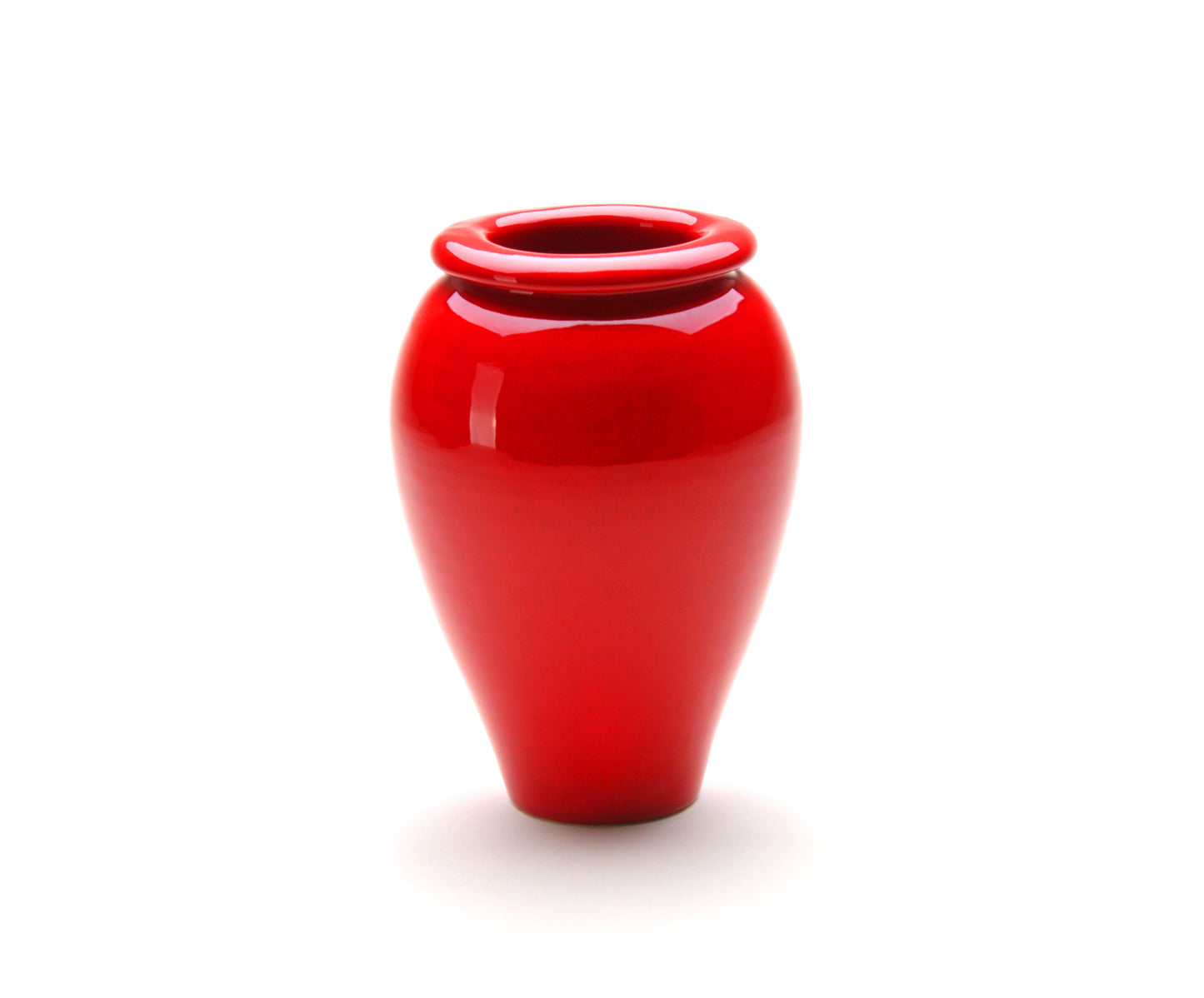8 Inch Oil Jar - Poppy Red