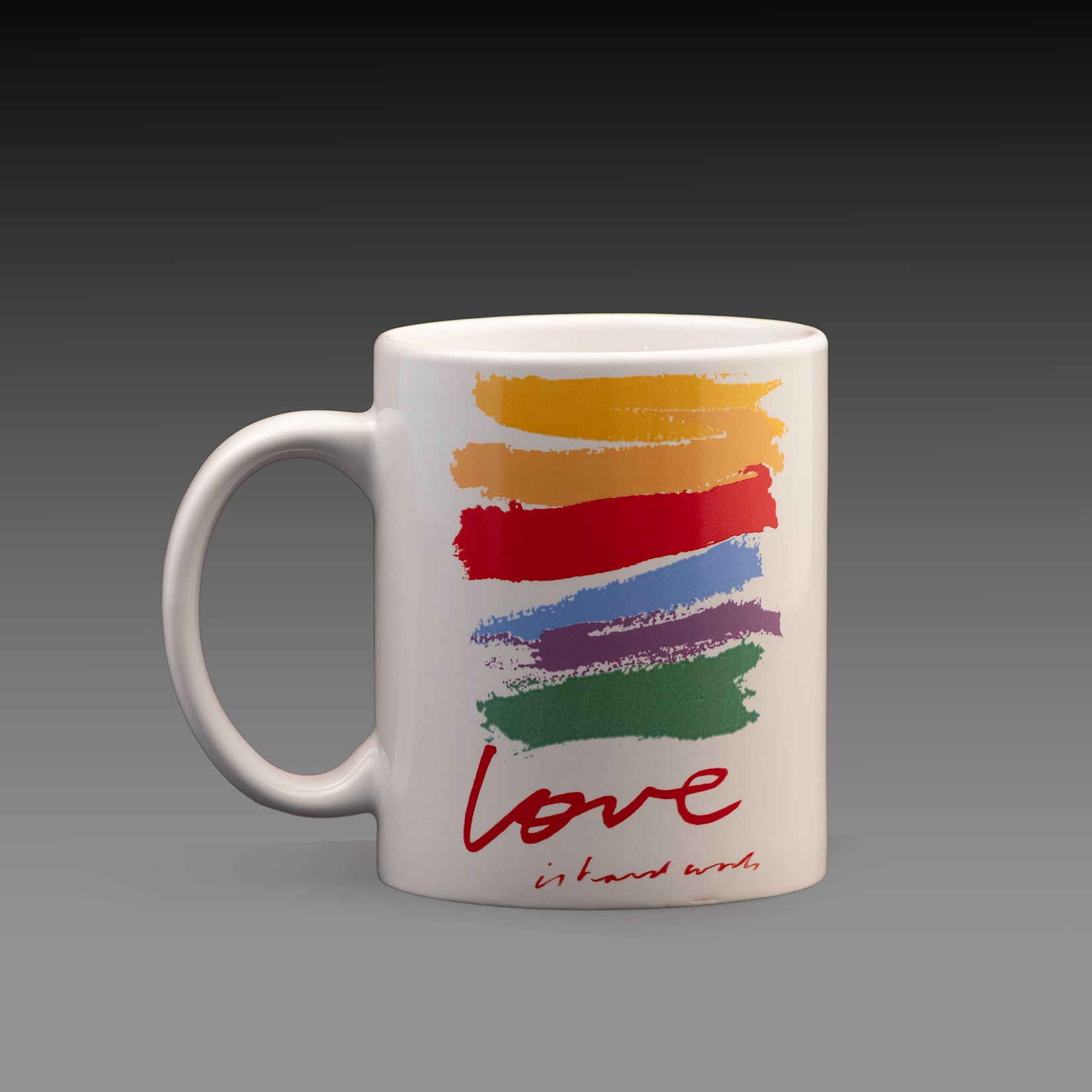 Love Is Hard Work" Mug  Bauer Pottery