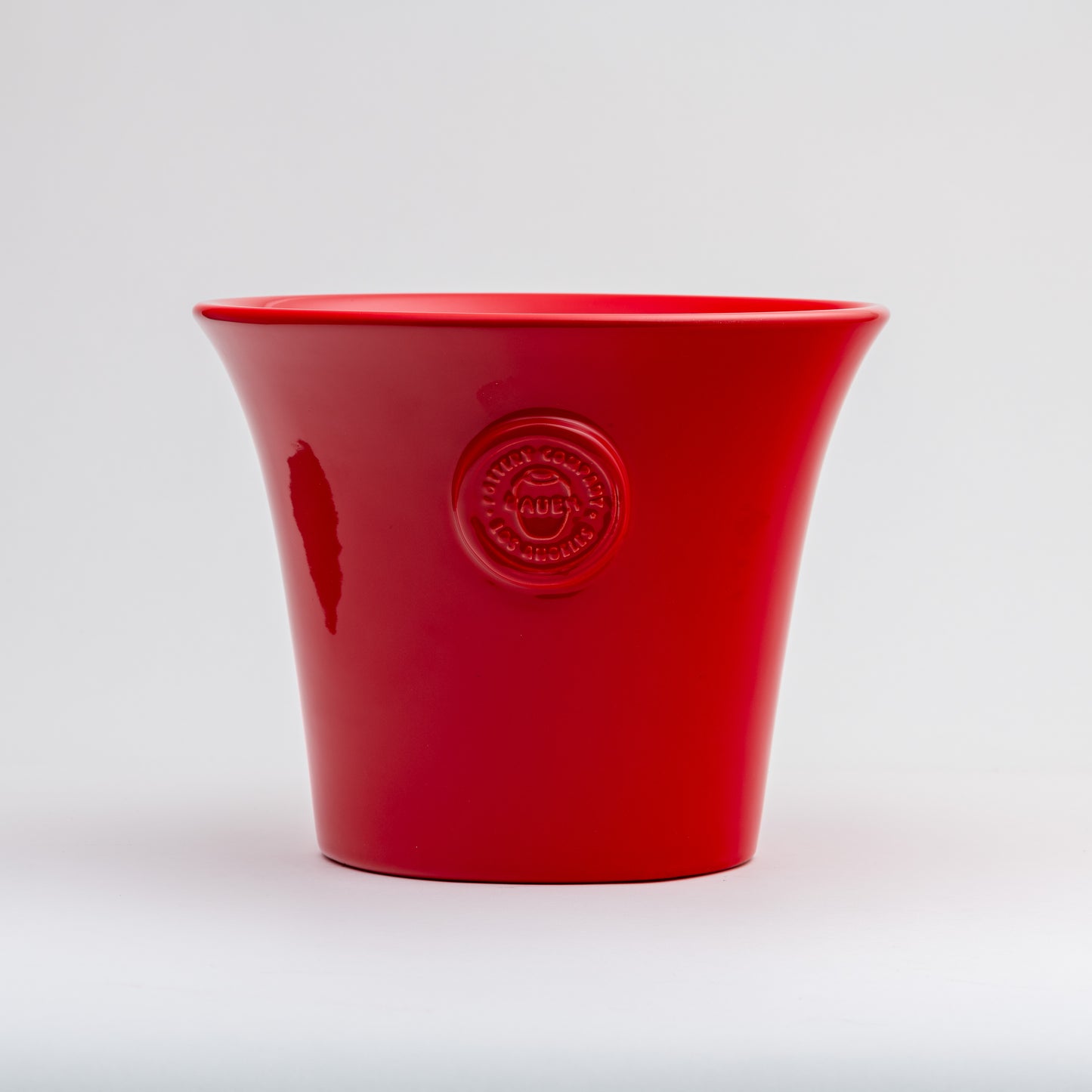 Spanish Flowerpot 12 Inch - Poppy Red