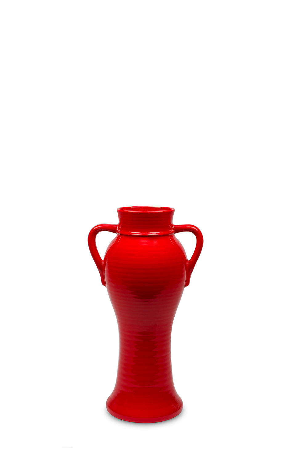 12 Inch Rebekah Vase - Poppy Red