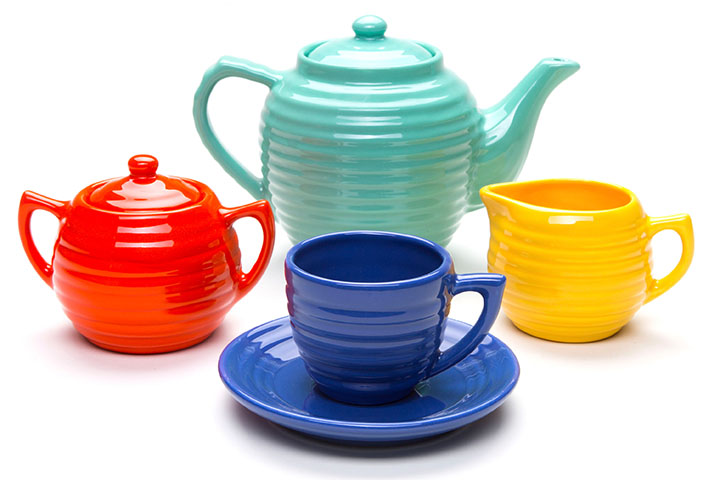 Bauer Ringware Teapot