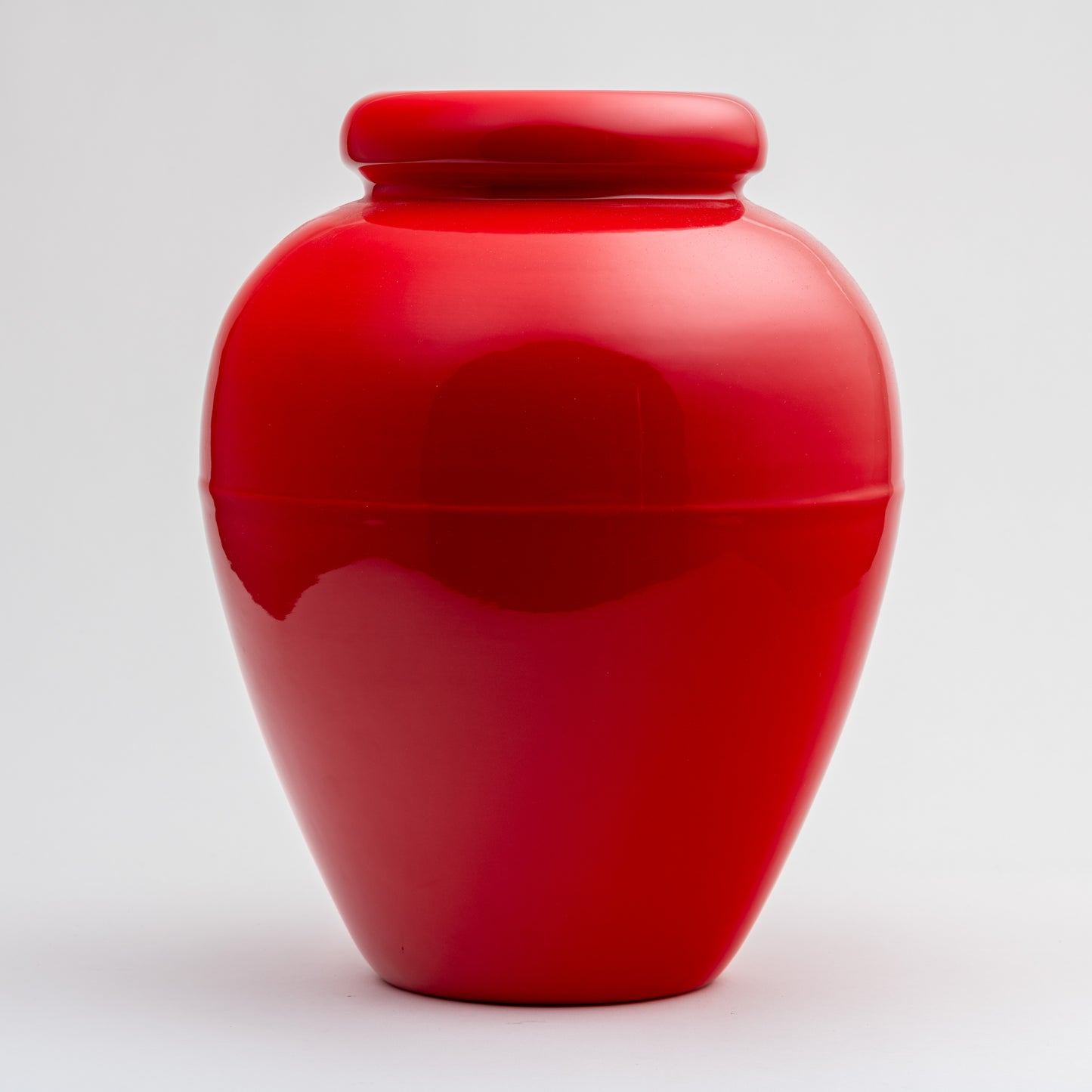 12 Inch Oil Jar - Poppy Red