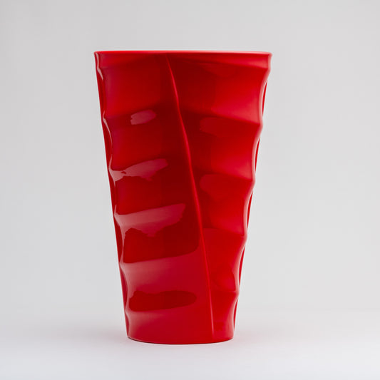 Large Madagascar Vase - Poppy Red