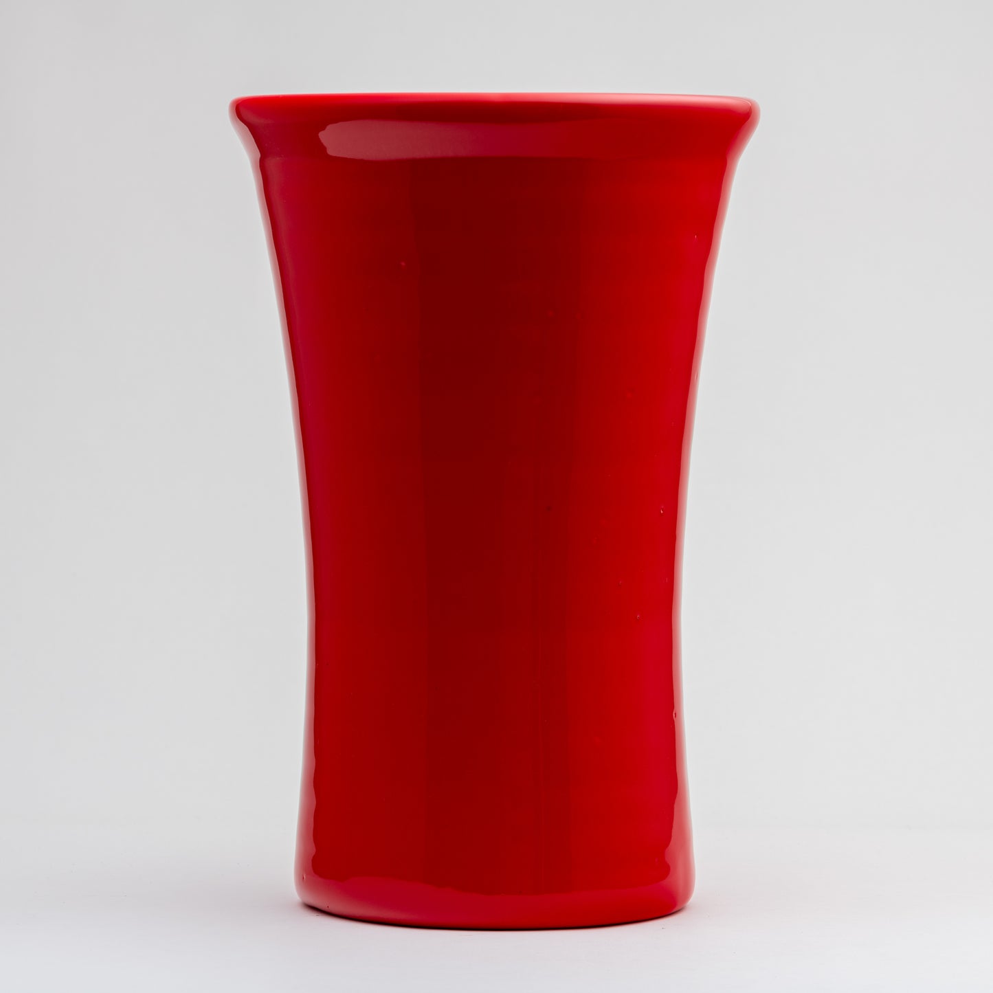 12 Inch Stock Vase - Poppy Red