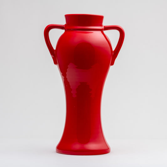 18 Inch Rebekah Vase - Poppy Red