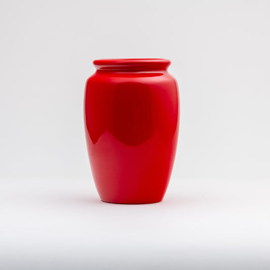 Fred Johnson Vase #213 - Poppy Red