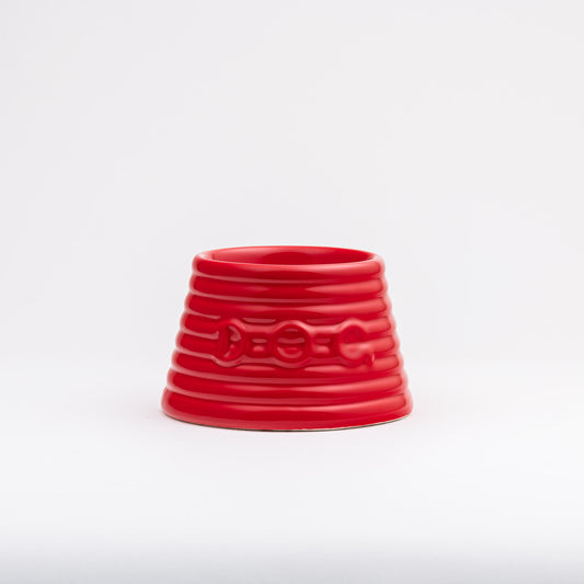 Ringware Dog Bowl Small - Poppy Red