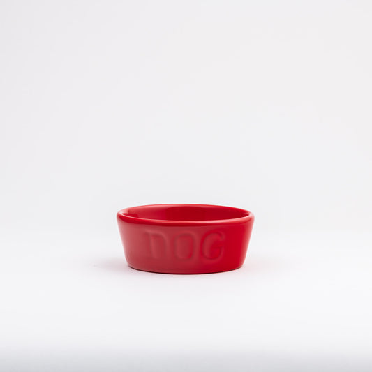 Dog Bowl Small - Poppy Red