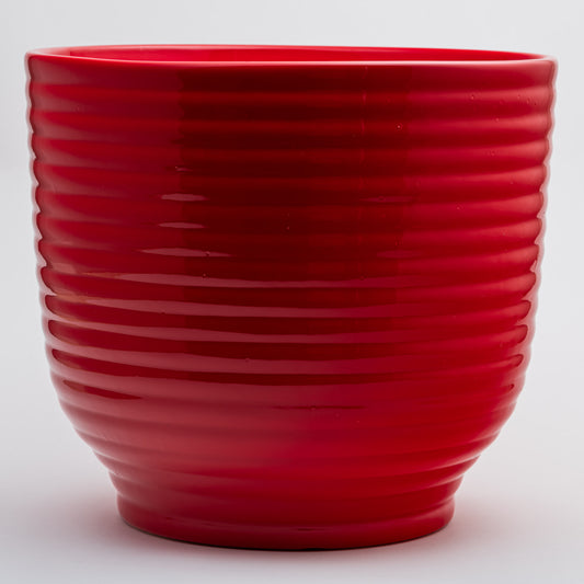 Jardiniere Pot 16 Inch - Poppy Red