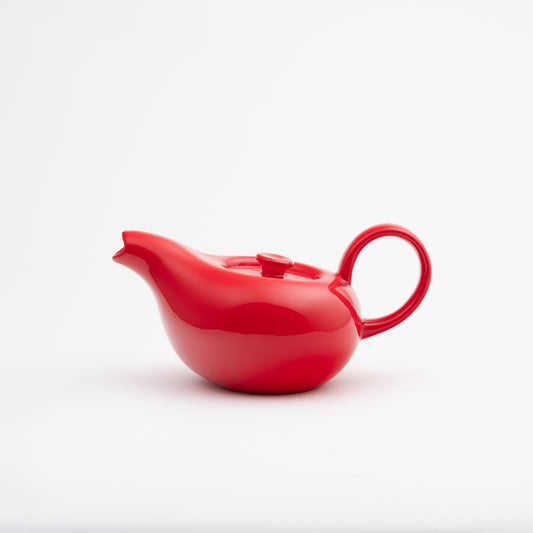 American Modern Teapot - Poppy Red