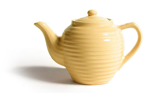 Bauer Ringware Teapot Butter Cream