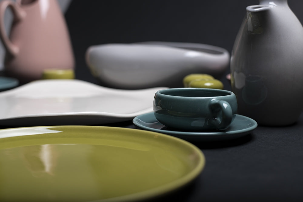 American Modern Cup & Saucer