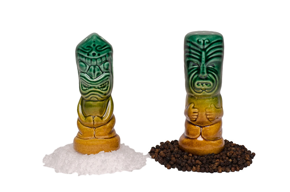 Tiki Salt & Pepper Shakers